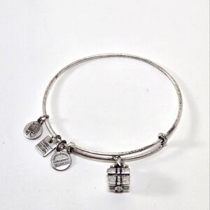 Alex and Ani Adjustable Bracelet Gift Box Silver Collectible Charms